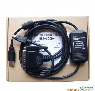 USB-SC09+ 三菱FX和A系列PLC编程电缆 技术参数、应用场景与选购指南